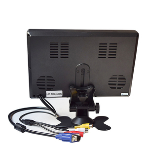 Precio barato LCD TFT Screen1024x600 Pixelas Monitor DE SEGURIDAD DC12V 24V VGA AV Entrada 9 pulgadas para negocios Escritorio portátil TN 1PCs - Product Image 5