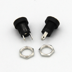 5.5 X 2.5 mm <strong>Dc</strong> Power Jack <strong>Socket</strong> Threaded Female <strong>Dc</strong> Power Jack <strong>Pcb</strong> Mount - Product Image 4