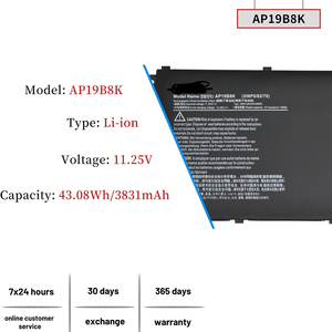 Laptop Battery for <strong>Acer</strong> Laptop Battery Replacement All the <strong>Models</strong> Ap19b57 Ac14b8k As16a8k As07b31 As07b41 As07b51Battery - Product Image 4