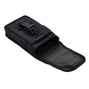 Çok fonksiyonlu evrensel telefon bel çantası naylon çift katmanlı cep telefonu çantası kart yuvası cep telefonu kılıfı kapak için Smartphone - Product Image 5