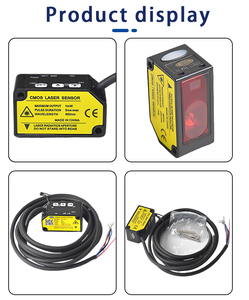 Sensores de Desplazamiento láser de pantalla digital de alta precisión 4-20mA0-5 rango de medición para medición de posición lineal de ángulo - Product Image 2