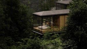 Sanhai Japanese Modern Architecture Design <strong>Resort</strong> 3D Rendering Hotel Private Residential Professional Space Master PLan Service - Product Image 3