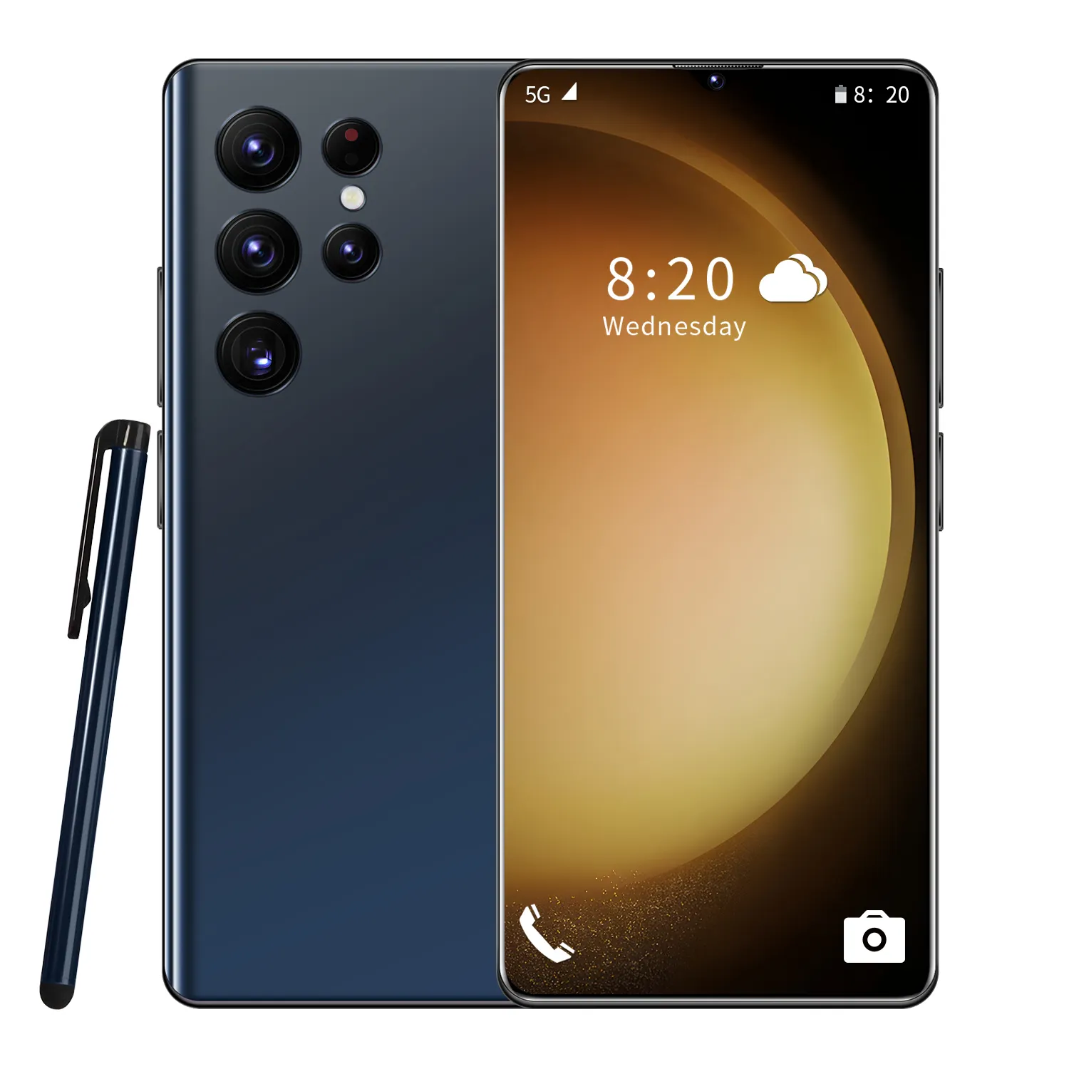 Tv Android Mobiele Behuizingen S23 Ultra Kloon Telefoon Handphone 5G Smartphone