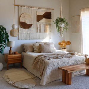 Lớn Boho Sợi Hiện Đại Tay Crochet Tùy Chỉnh Dệt Macrame Tường Treo Tấm Thảm Thiết Kế Nghệ Thuật Trang Trí Nội Thất Tường Cho Nhà Sang Trọng - Product Image 5