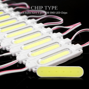 Aydınlatma modülü şerit afiş işareti DC12V su geçirmez COB 6 SMD Led modülü enjeksiyon Len 120 derece soğuk beyaz enjeksiyon Led modülü - Product Image 3