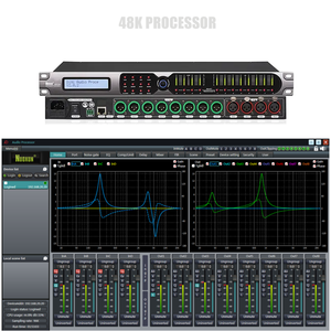 4 Entrada 8 salida profesional fabricantes de equipos de sonido driverack DSP Procesador de altavoz de audio digital - Product Image 1