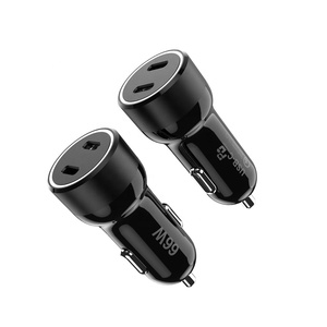 VINA 51W <strong>2</strong> <strong>in</strong> <strong>1</strong> QC3.0 18W + Type-C PD 33W Car Charger for iPhone 12 Pro Max for Xiaomi for Samsung - Product Image 4