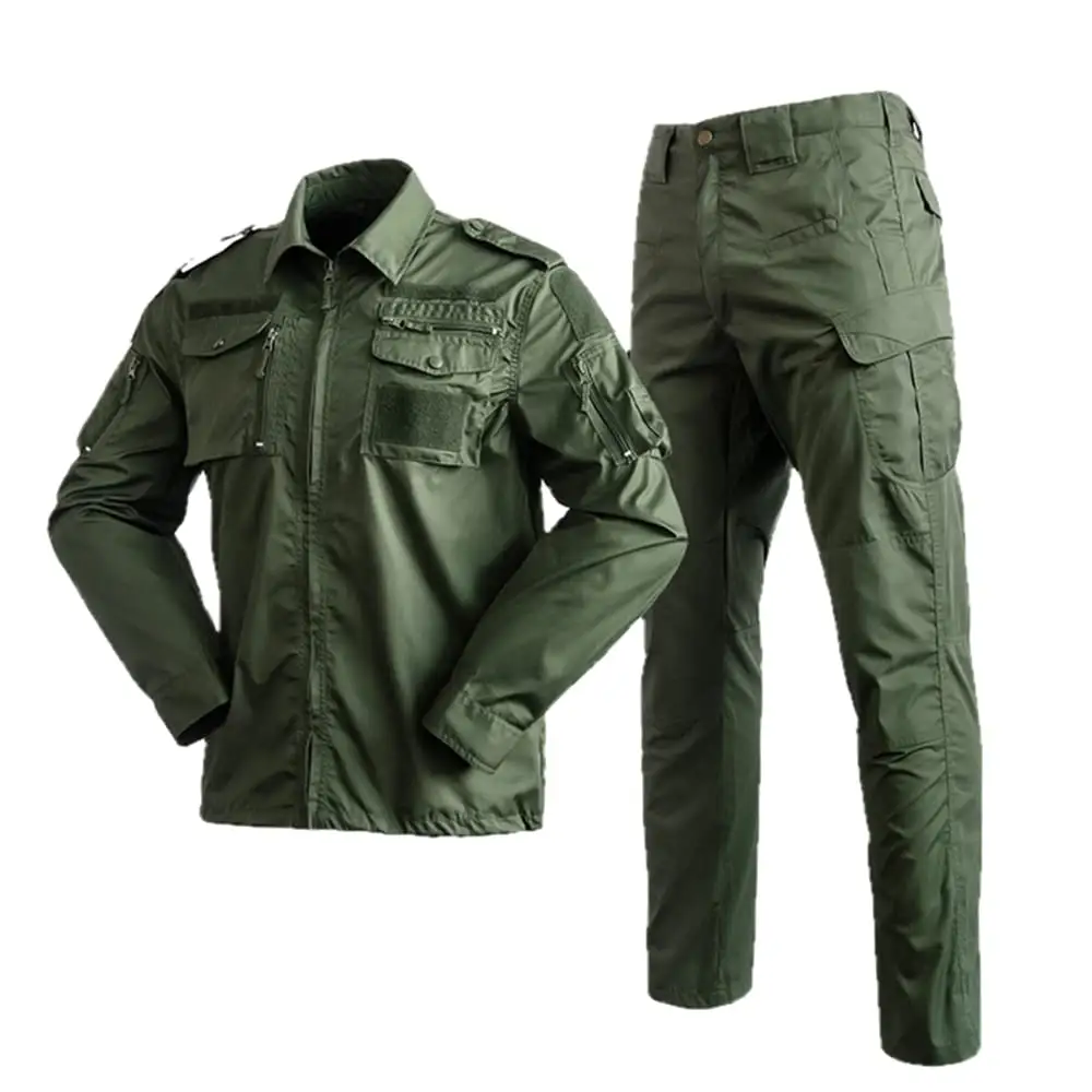 Seragam Airsoft Taktis Seragam Pakaian Kerja Jaket Dan Celana Camo Pria
