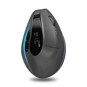 2.4G Wired Tri-Mode-Display Vertikale drahtlose Maus Silent RGB-Makro programmierung Vertikale ergonomische Maus - Product Image 5
