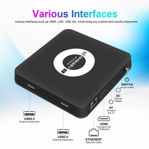 Red 5G Android 13 TV Set-Top Box OTT Características 4K 6K Video Player Quad Core Amlogic Procesador UK US Plug Sistema operativo - Product Image 4