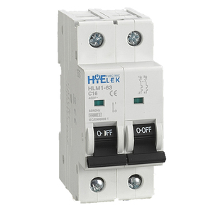 MCB 32 Amp 2P 10kA B C DカーブミニチュアサーキットブレーカーHLM1-63 - Product Image 1