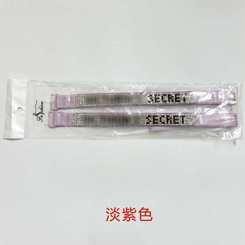 Victrias Secret con tracolla di diamanti-lilla
