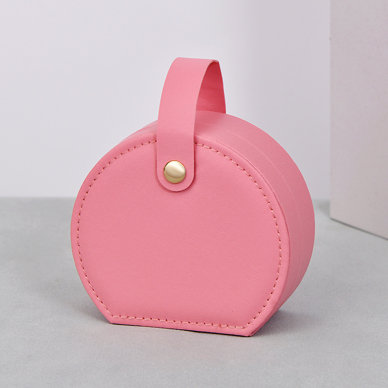 Half-circle tote - dark pink