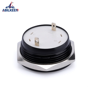 Interruttore a pulsante impermeabile in metallo momentaneo 2 Pin 22mm - Product Image 3