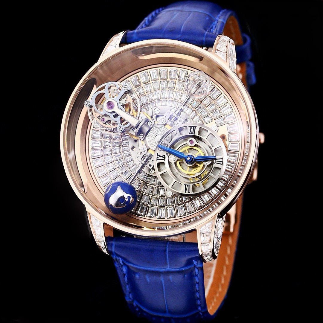 Rose gold with diamonds