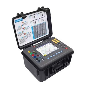 Analizador de calidad de energía trifásico automático portátil ES4000 con pantalla LCD para trabajo de red de prueba de máquina 1 año de garantía - Product Image 2