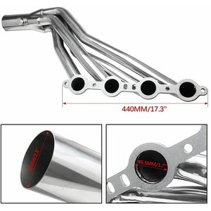カマロノヴァヘッダーLS変換スワップ用ステンレス鋼排気ヘッドマニホールドシステムキット - Product Image 3