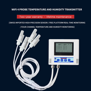 Registrador de datos multicanal, Sensor de temperatura y humedad inalámbrico, Wifi
