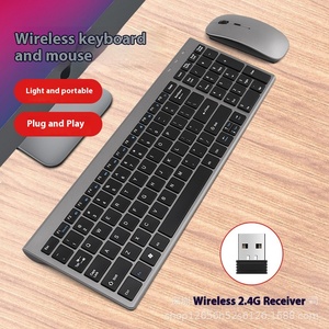 2.4G Wireless Slim Type <strong>Keyboard</strong> and Mouse <strong>Combo</strong> Set with LED Backlight for Gaming Laptops and <strong>Desktop</strong> <strong>Computers</strong> - Product Image 2