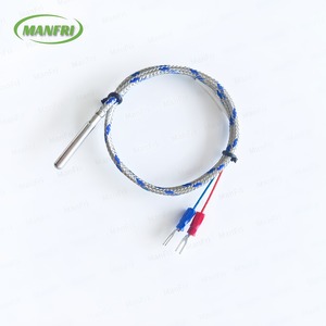 Custom Made RTD PT100 PT 100 <strong>PT1000</strong> <strong>Temperature</strong> <strong>Sensor</strong> Class A/B with 4-20mA -200C-+600C SS304/316 Probe 1m Cable For Industrial - Product Image 1