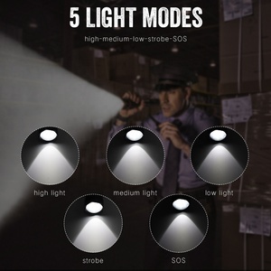 Chất Lượng cao 5 Chế Độ Làm Việc 1000 lumen đèn pin quân sự T6 Ngọn Đuốc để Săn Bắn - Product Image 6