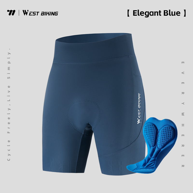 Pantaloni a vita piatta blu
