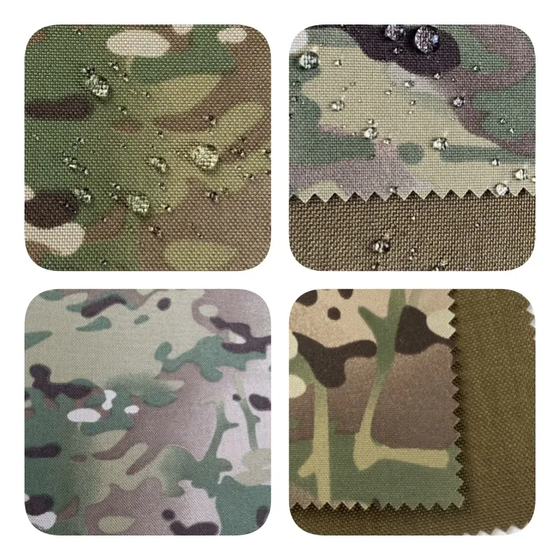 K1/500D NYLON KORDURA revestimiento de PU 1050D 1000D tela de camuflaje impermeable para táctico