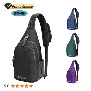 Biểu Tượng Tùy Chỉnh In Màu Đen Nylon Người Đàn Ông Du Lịch Thể Thao Vành Đai Crossbody <span class=keywords><strong>Sling</strong></span> Daypack Vai Ba Lô Ngực <span class=keywords><strong>Sling</strong></span> Vai Túi Cho Nam Giới - Product Image 1