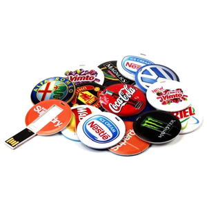 个性化印刷圆形名片Pendrive <span class=keywords><strong>USB</strong></span> 2.0 3.0 4gb 8gb 16gb 32GB <span class=keywords><strong>USB</strong></span>闪存驱动器