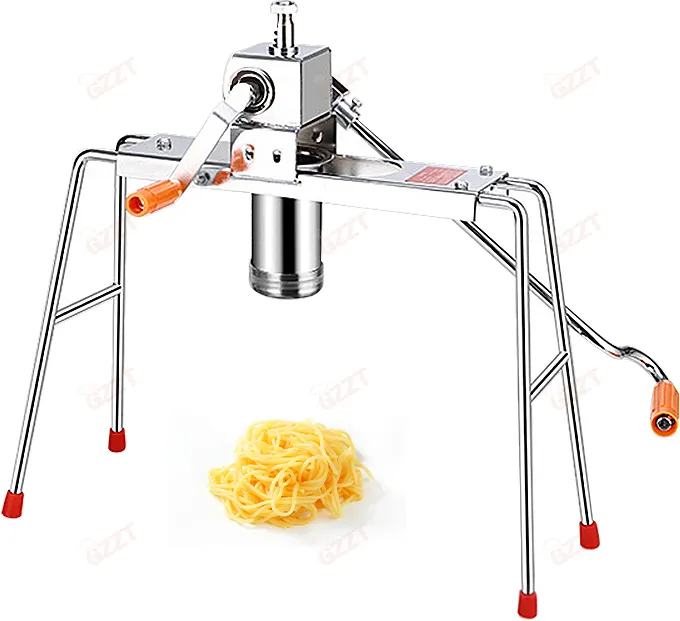 Manual Noodle Pasta Pressing Maker Machine Stainless Steel Manual Noodle Press Pasta Vegetable Noodle Machine Pasta Presser