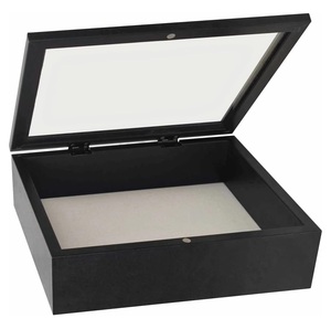11x14 Shadow <strong>Box</strong> Picture <strong>Frame</strong> , <strong>Deep</strong> Wood &amp; Glass <strong>Display</strong> Case Ready to Hang Memory <strong>Box</strong> - Product Image 4