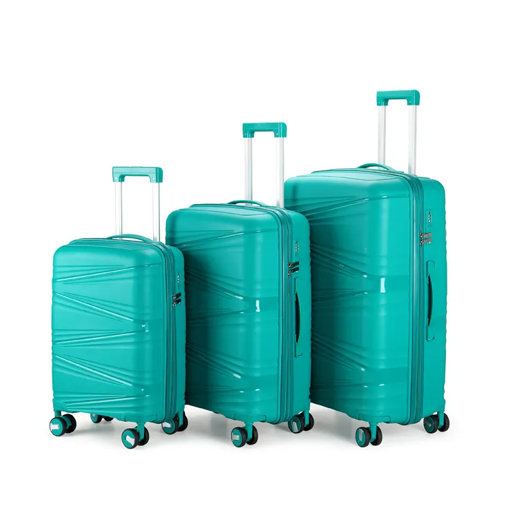 Bagaglio a mano in Pp Set di valigie da viaggio borse da viaggio Trolley per bagagli a mano per cabina da viaggio