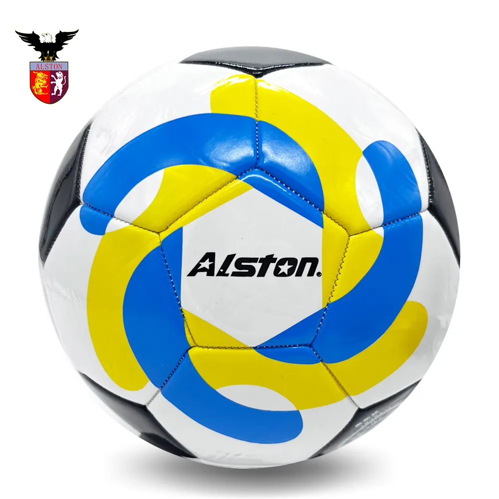 맞춤형 로고가있는 공식 크기 5 축구 PVC 축구 공