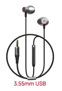 Negro: enchufe de 3,5 mm.