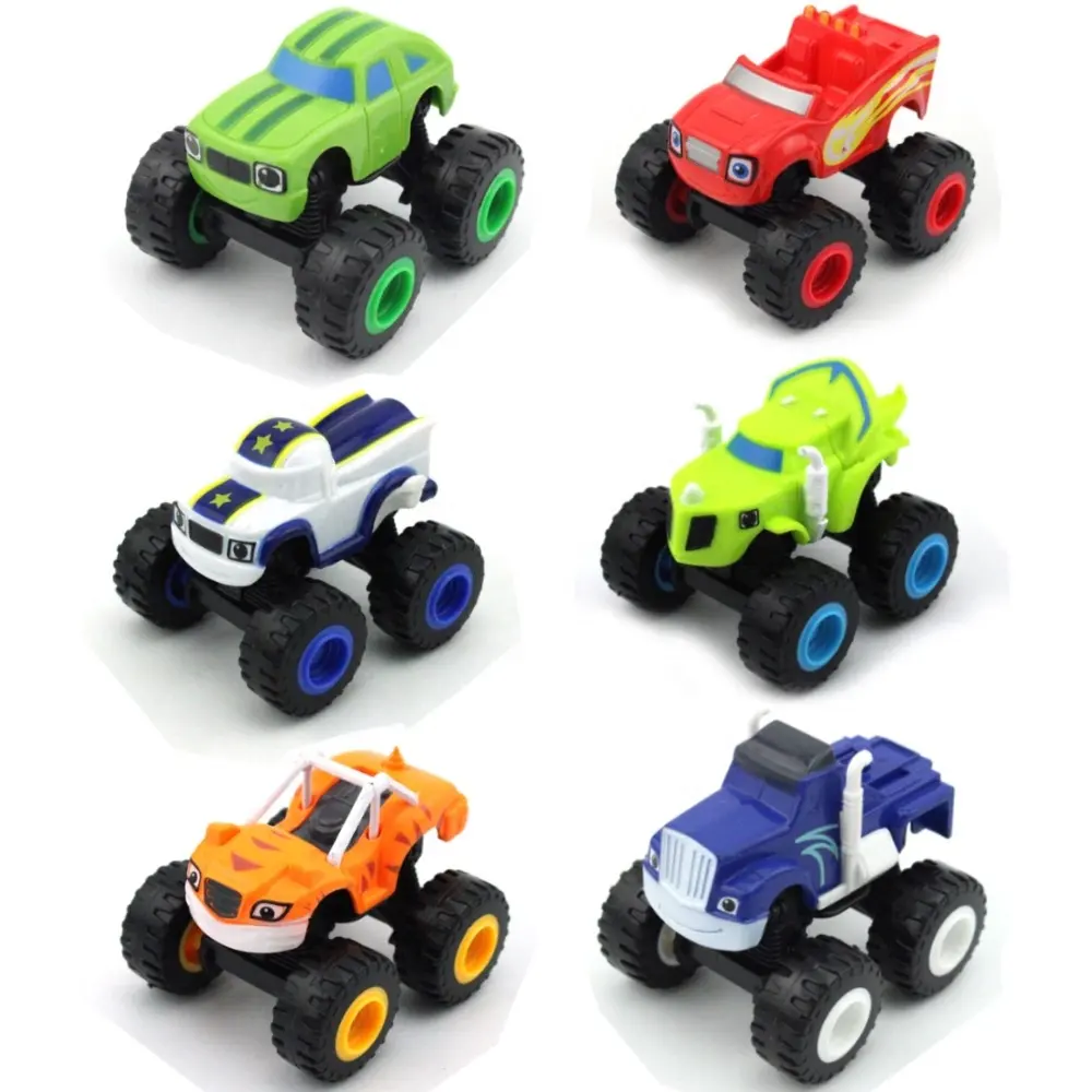 Racing Car Blaze e o brinquedo do caminhão monstro Miracle Crusher Truck Vehicle Car Transformation Toys Melhores brinquedos e jogos