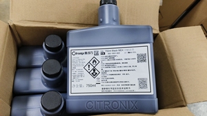 墨水300-1001-002带RFID标签的<span class=keywords><strong>Citronix</strong></span> 750毫升的原始标准黑色Mek墨水302-1006-004 302-1001-002 302-1002-001