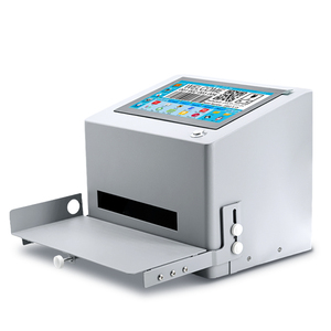 Werks großhandel 7-Zoll-Touchscreen 12,7 MM 25,4 MM Statische Tinten strahl drucker codierung Automatische Chargencode-Druckmaschine - Product Image 1