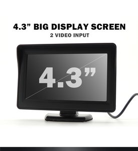 Monitor de coche Pantalla de 4,3 pulgadas o 5 pulgadas para cámara de visión trasera inversa TFT LCD PAL NTSC pantalla HD Digital Color Monitor de respaldo - Product Image 6