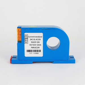 AC0-500mA sensore di corrente Hall Monitor ad anello chiuso AC DC trasmettitore di corrente 200A trasduttore di corrente 4-20mA