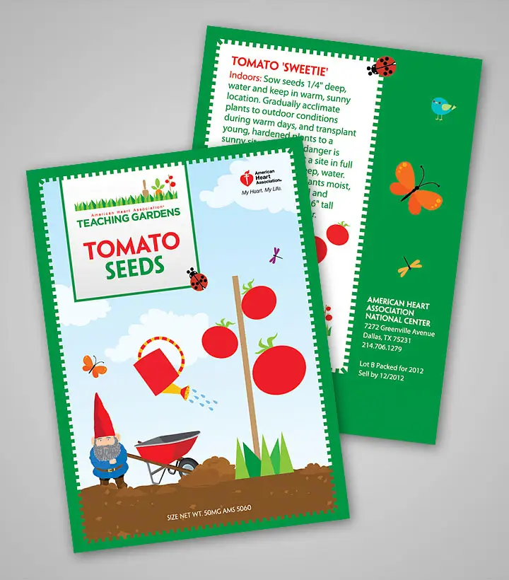 Sacchetto di semi organici eco-compatibili termosaldati con stampa a doppio lato carta bianca per agricoltura sacchetto di semi di ortaggi