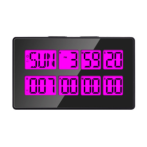 7 colori multifunzione digitale sveglia Reloj magnetico conto alla rovescia giorni Timer per anniversario natale - Product Image 3