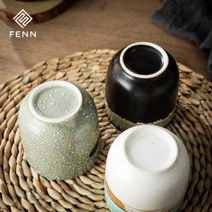 日本风格寿司陶瓷茶杯7.5盎司陶杯热茶绿茶抹茶咖啡杯多色选择伴侣杯。 - Product Image 5