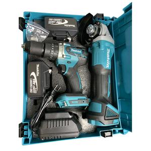 ערכת תרגילי כוח הסיטונאי במפעל 21v נייד אלחוטי חשמלי נייד 18v אלחוטי מקדחה ערכה כלי כוח ליתיום סוללה