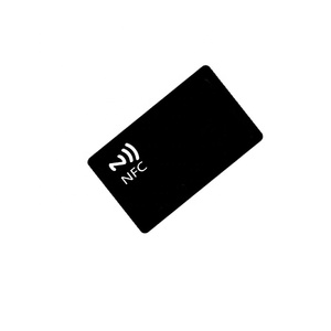 Carta personalizzata nera opaca NFC codice QR stampato S50 Rfid PVC Business Nfc Card - Product Image 4