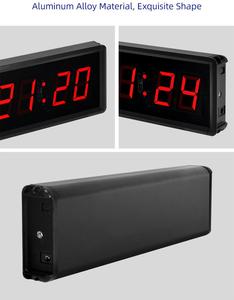 Orologi da scrivania blu blu da 1.5 pollici personalizzati a circuito a 6 cifre Timer per allenamento multifunzione conto alla rovescia per palestra metallo - Product Image 3