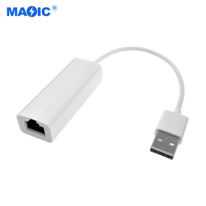 USB 2.0到LAN RJ45有线以太网网络适配器100Mbps USB以太网适配器笔记本电脑外壳 - Product Image 1