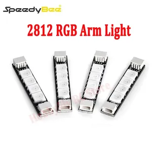แถบไฟ LED RGB 2812โปรแกรมได้4ชิ้น5V สำหรับ RC FPV Quadcopter Drone Frame Lighting - Product Image 2