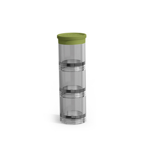 Plastic Pill <strong>Box</strong> Portable Seven Days Capacity Drug Dispensing <strong>Box</strong> Three <strong>Meals</strong> a Day Take Medicine Reminder Dispensing <strong>Box</strong> <strong>Green</strong> - Product Image 3