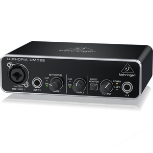 Behringer UMC22 Interfaccia Audio USB 2x2 per Audiofili con Preamplificatore Microfonico Midas Scheda Audio - Product Image 4