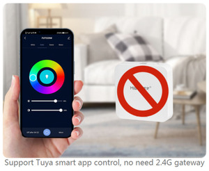 HW2 2 в 1 светодиодный контроллер Wi-Fi 2,4G выход макс. 30 А, поддержка управления интеллектуальным приложением Tuya и музыкальным ритмом, голосовое управление третьей стороны - Product Image 6